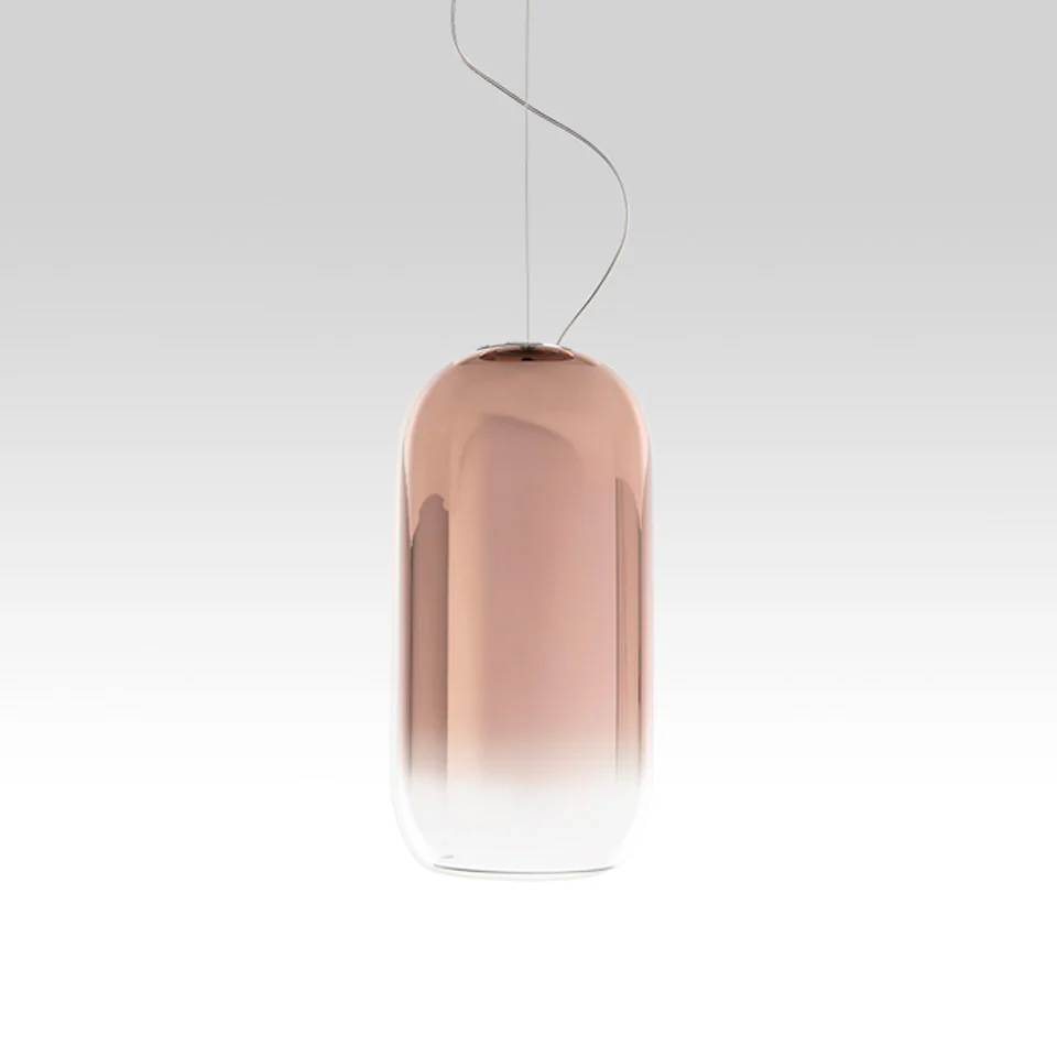 Lampa wisząca GOPLE miedziany ze srebrnym wykończeniem - Image 3