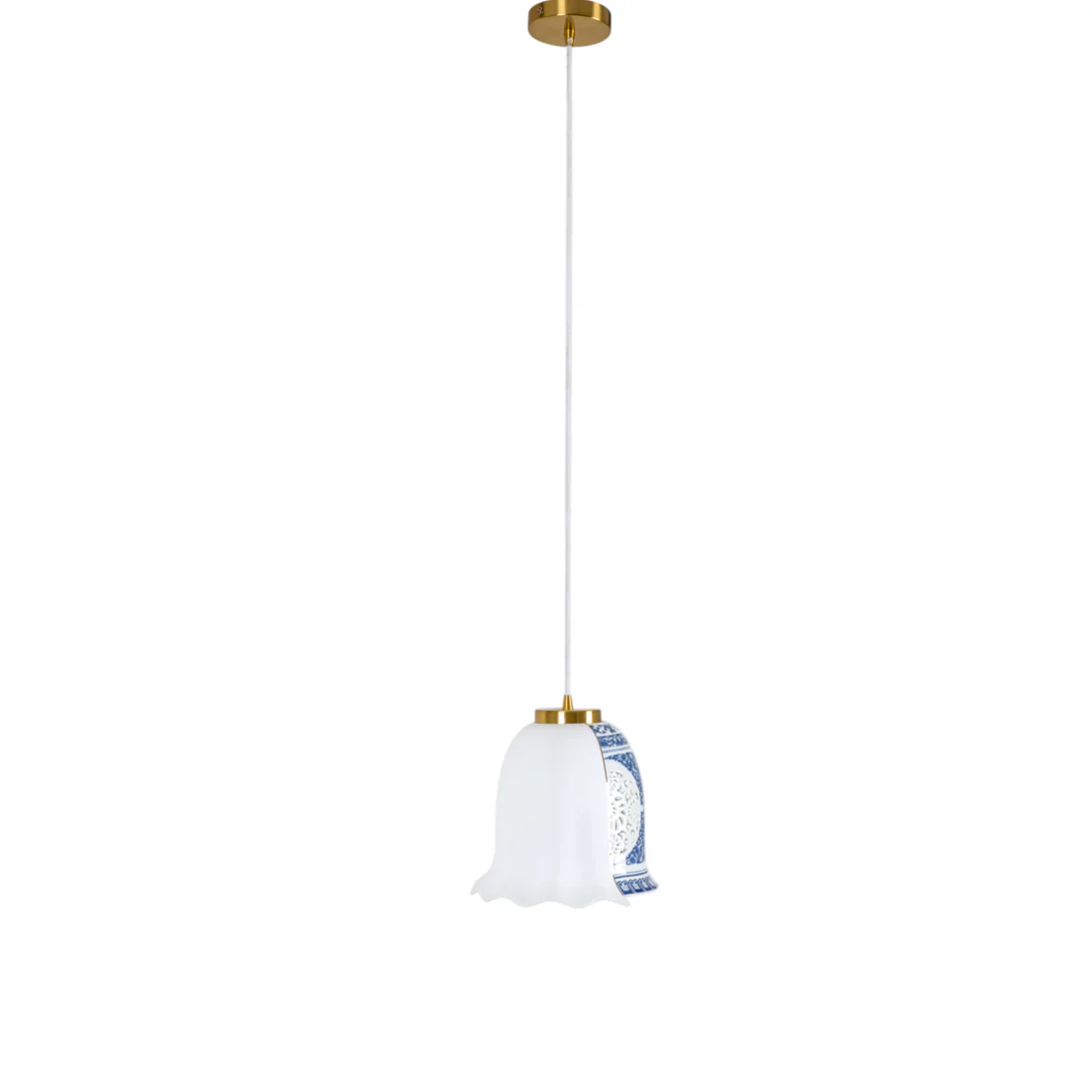 Lampa wisząca HYBRID LAUVIA biała porcelana - Image 3