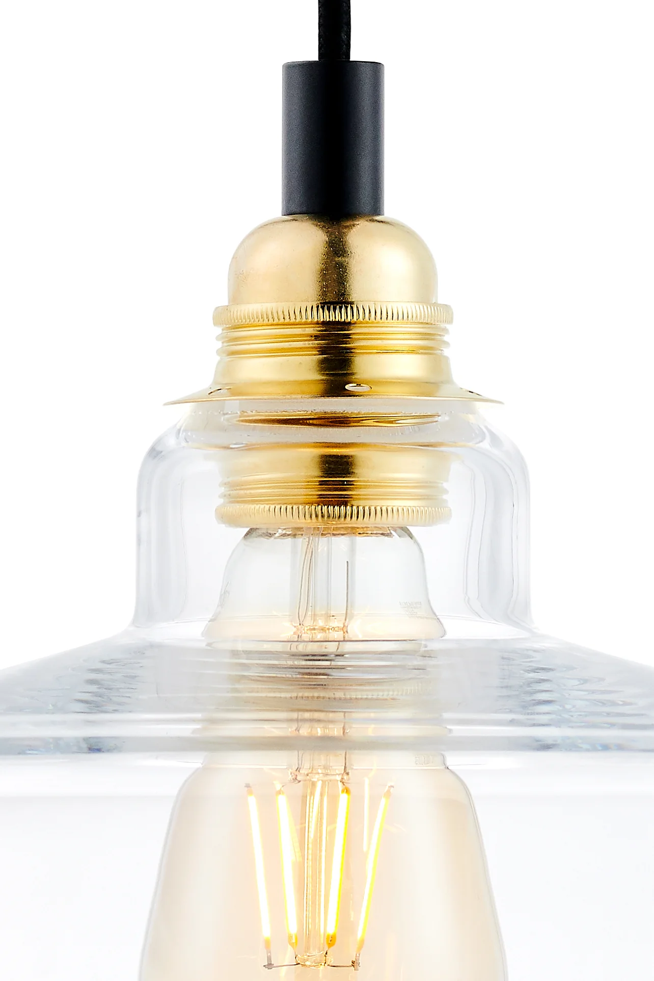 Lampa wisząca LONGIS III transparentny ze złotym - Image 4