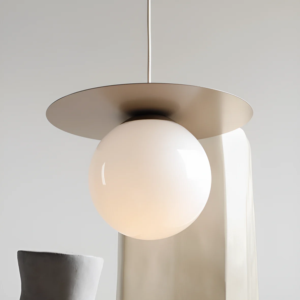 Lampa wisząca LOOP beżowy - Image 8