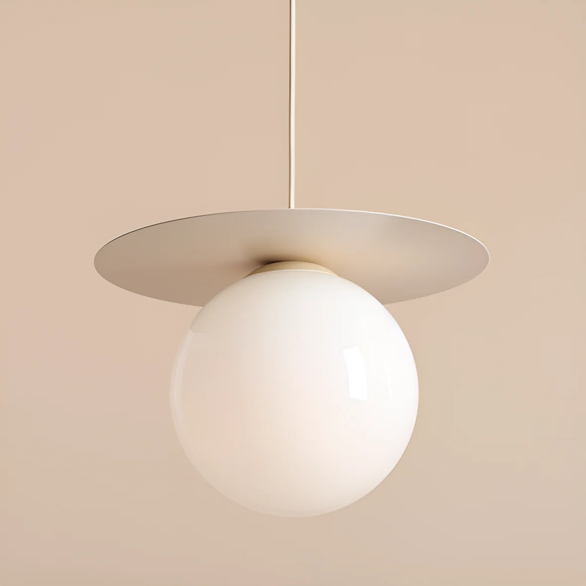 Lampa wisząca LOOP kremowy - Image 6
