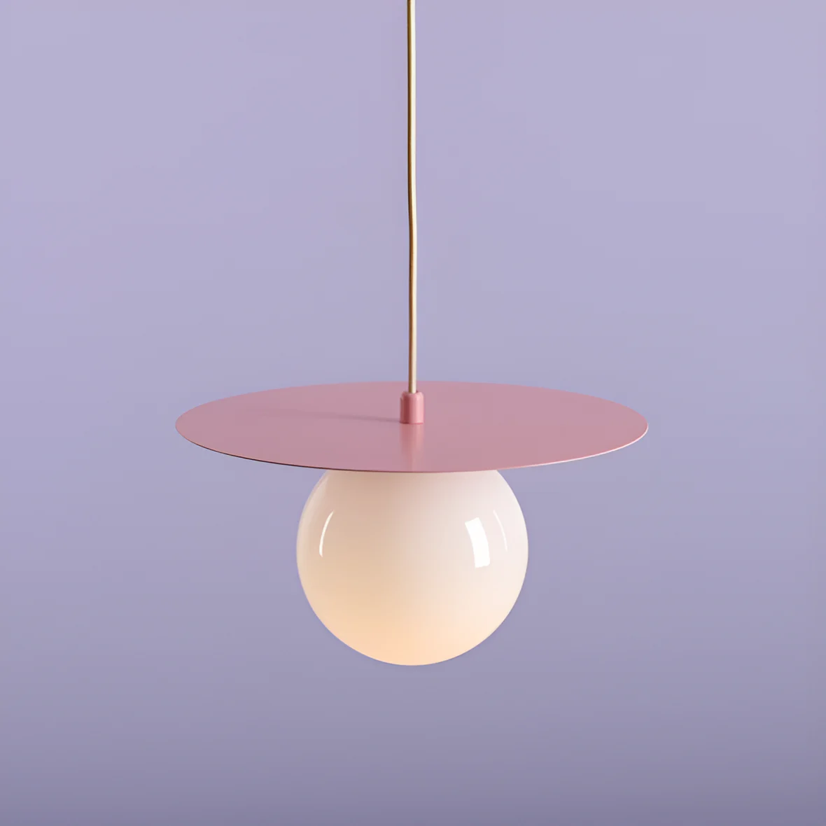 Lampa wisząca LOOP różowy - Image 4