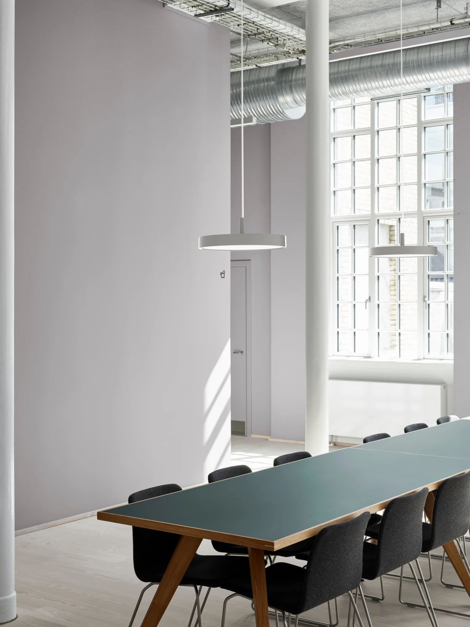 Lampa wisząca LP SLIM ROUND biały - Image 2