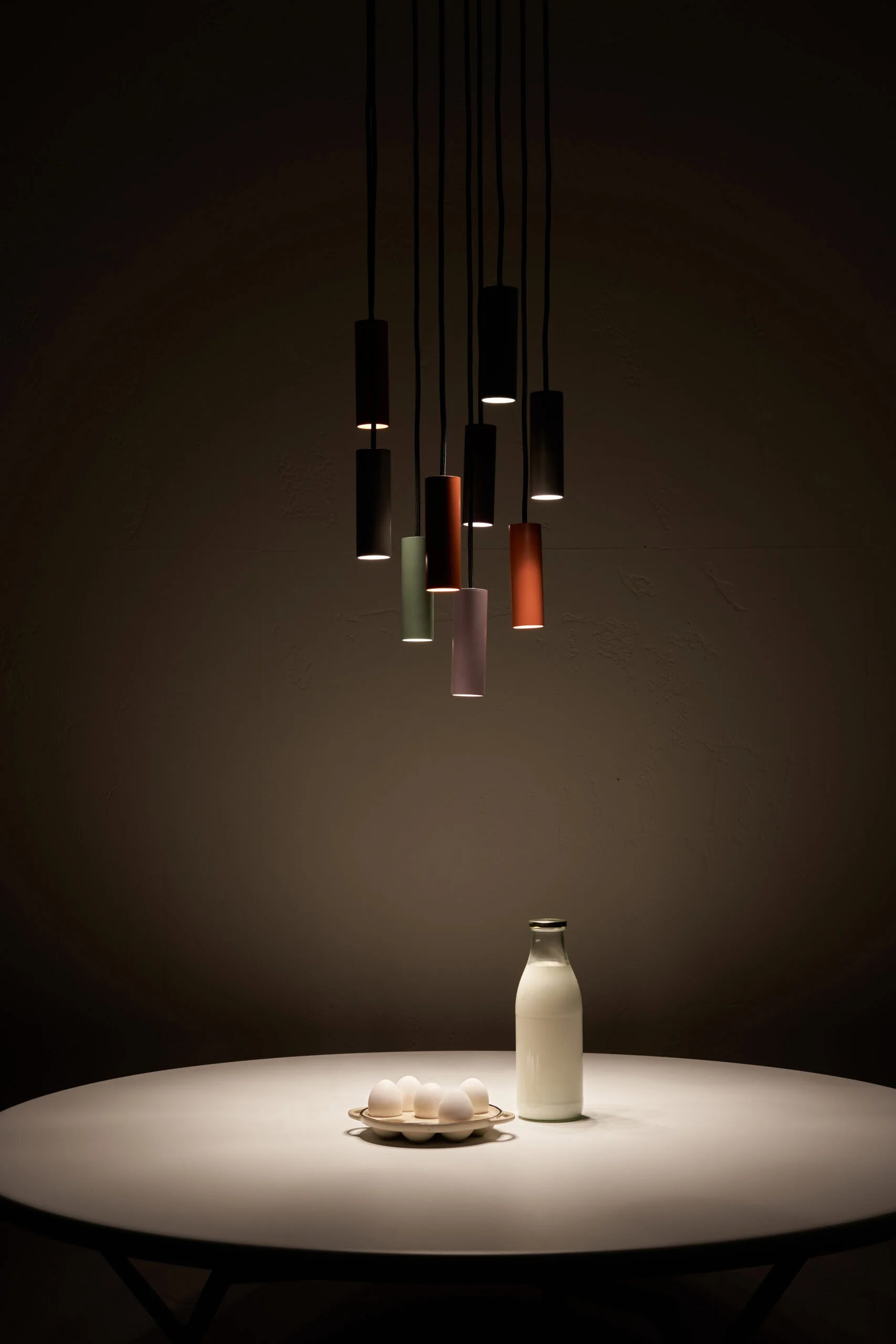 Lampa wisząca MATUBA LED aksamitna - Image 4