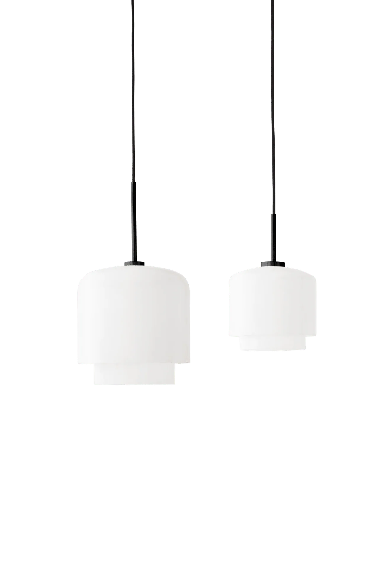 Lampa wisząca MEGUMI biały z czarnym wykończeniem - Image 5