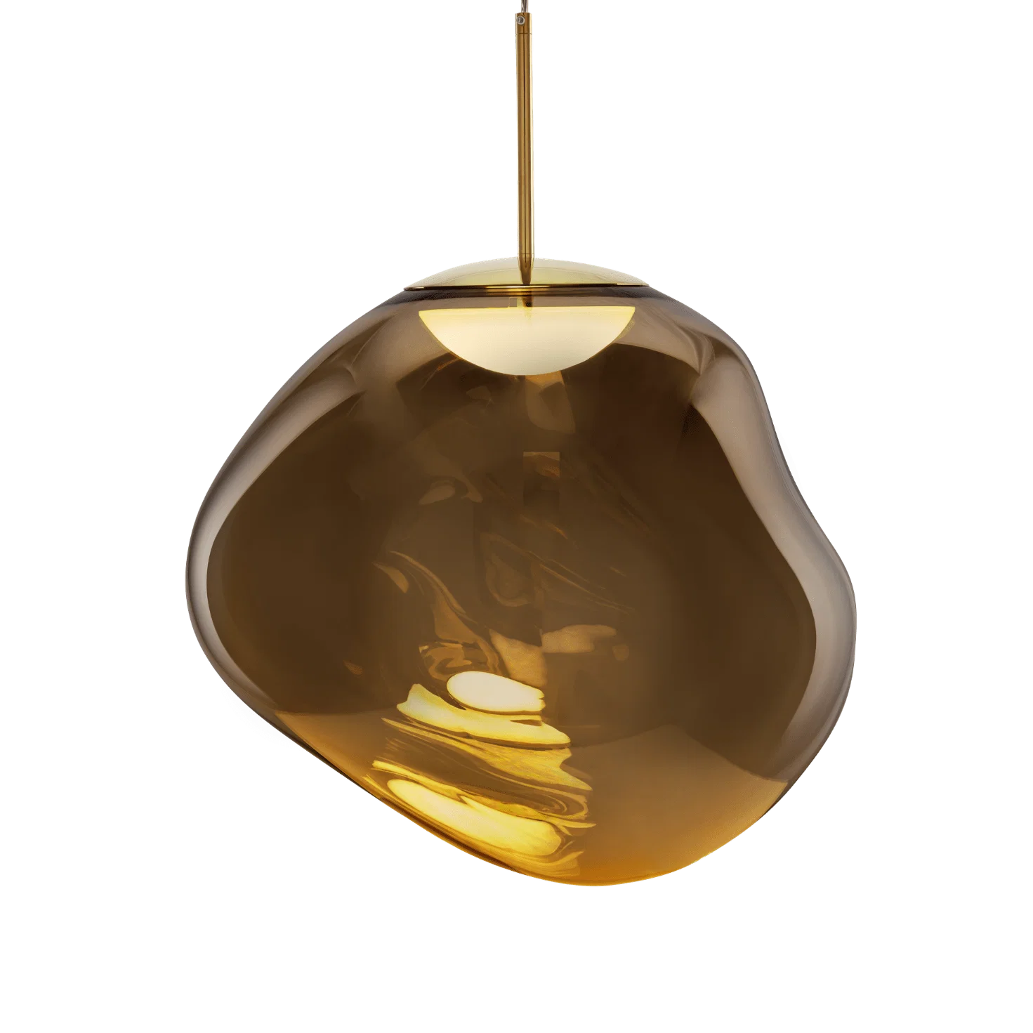 Lampa wisząca MELT brązowy