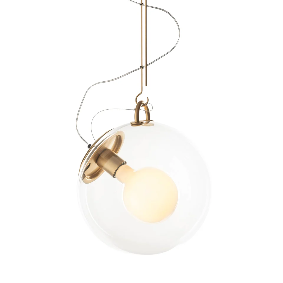 Lampa wisząca MICONOS satynowy mosiądz