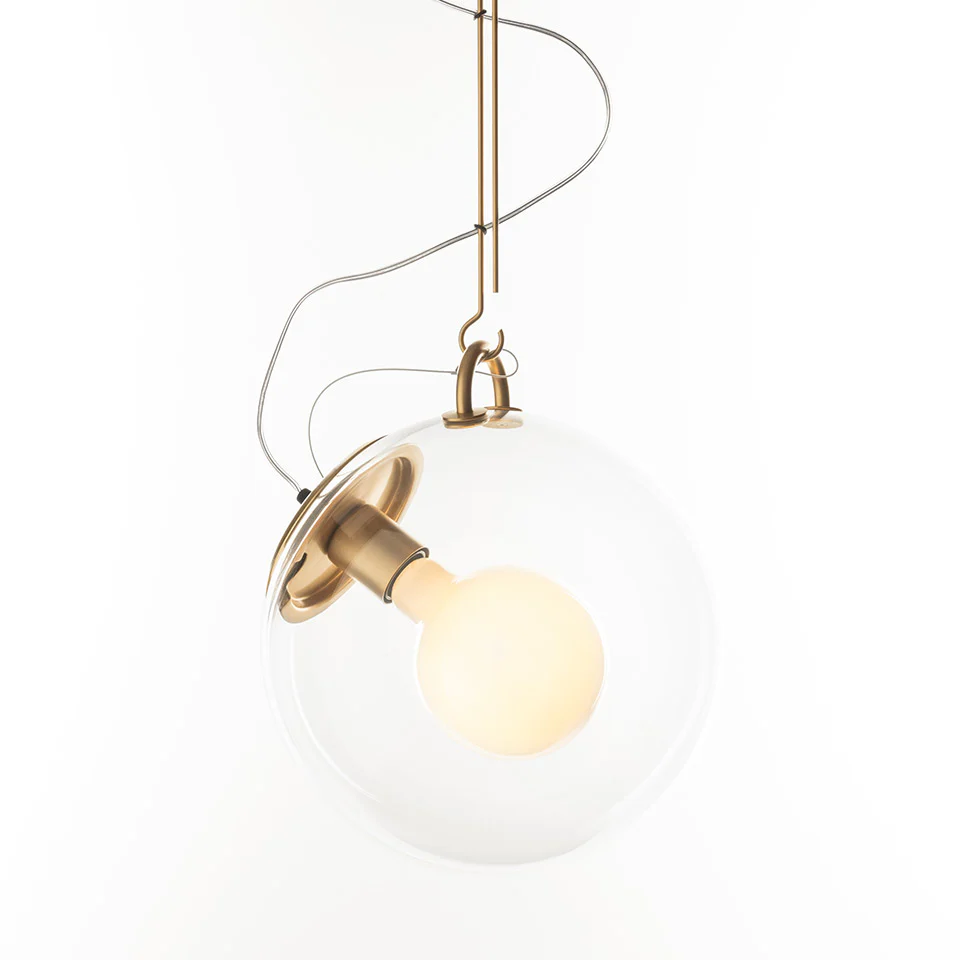 Lampa wisząca MICONOS satynowy mosiądz - Image 4