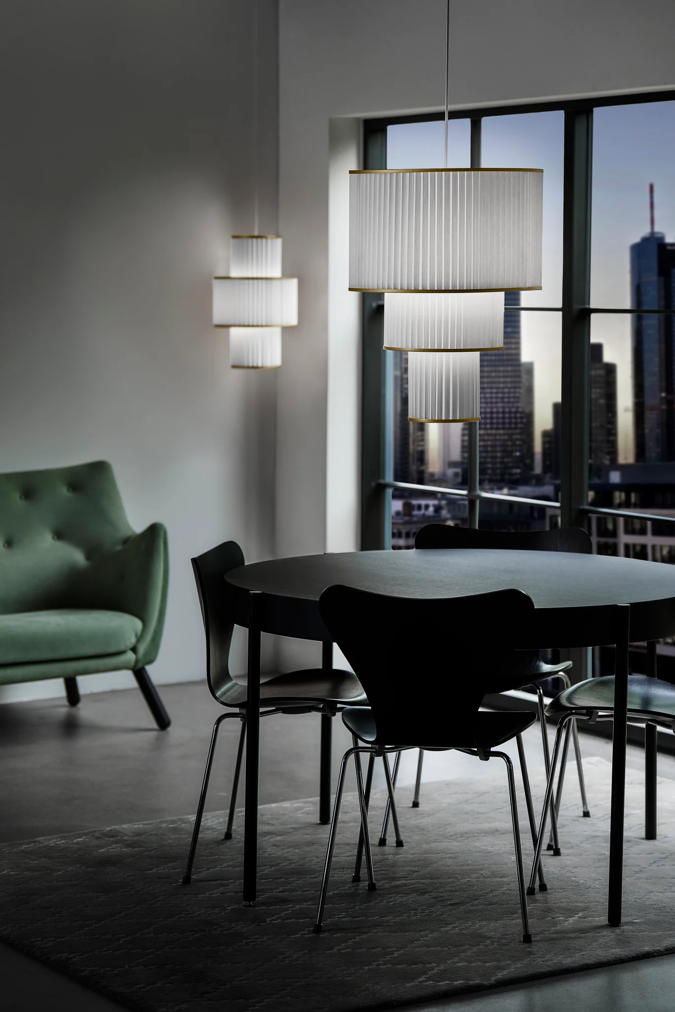Lampa wisząca MODEL 111 PLIVELLO biały ze złotym - Image 8
