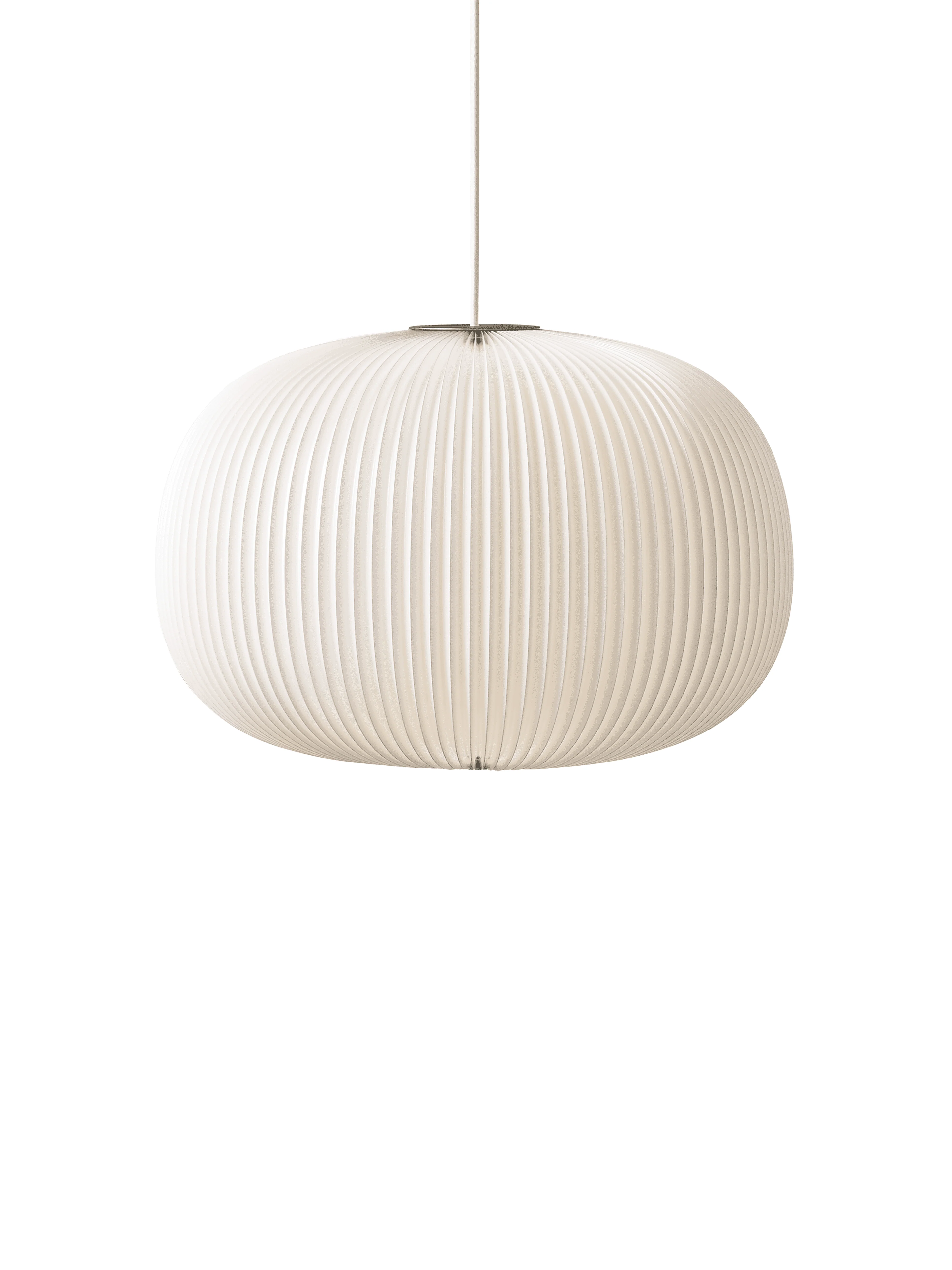 Lampa wisząca MODEL 132 LAMELLA 1 biały ze złotym wykończeniem - Image 3