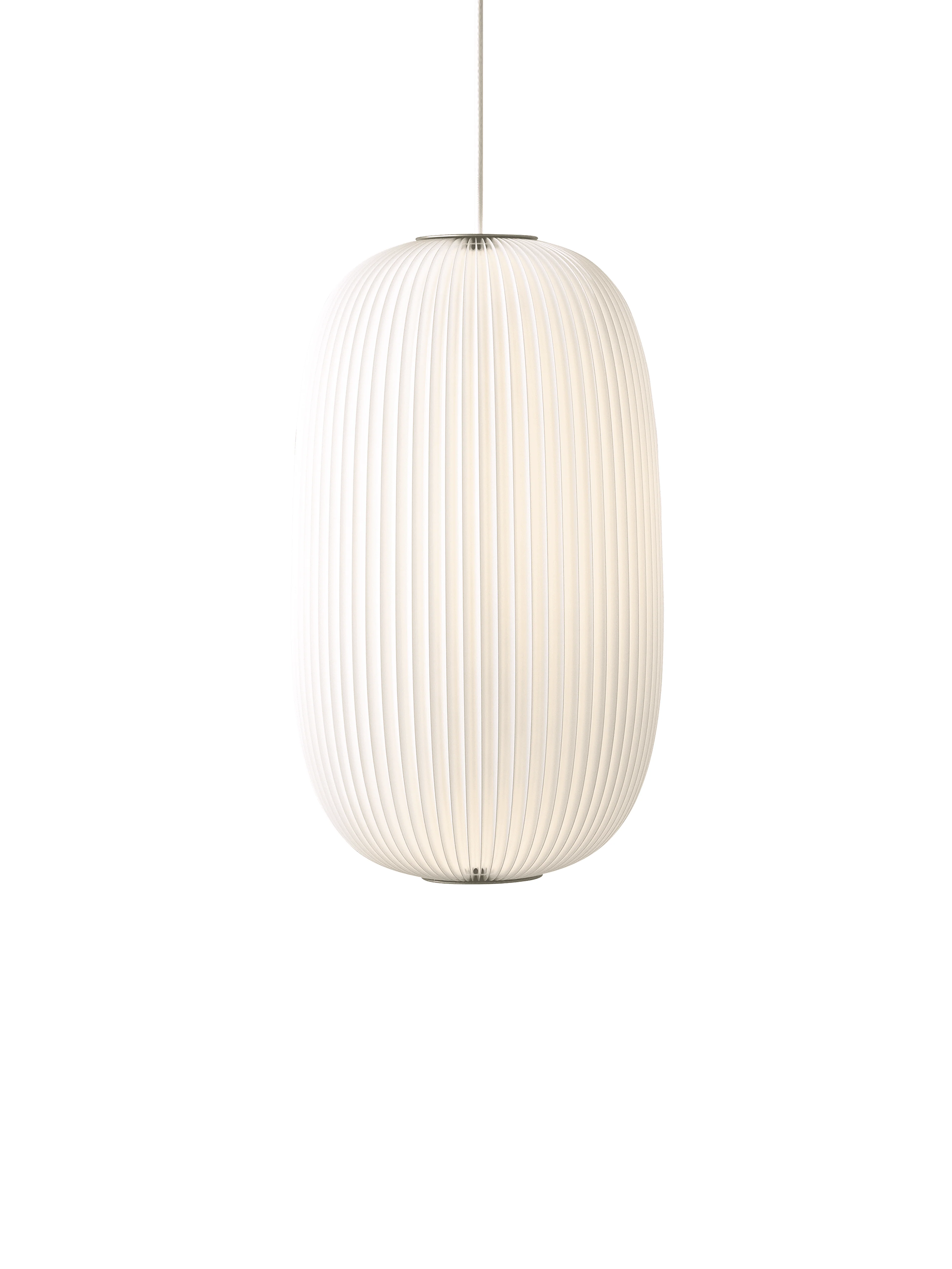 Lampa wisząca MODEL 133 LAMELLA 2 biały ze złotym wykończeniem - Image 3