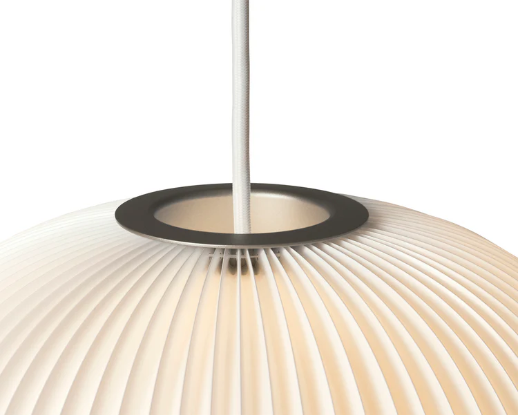 Lampa wisząca MODEL 134 LAMELLA 3 biały ze srebrnym wykończeniem - Image 4