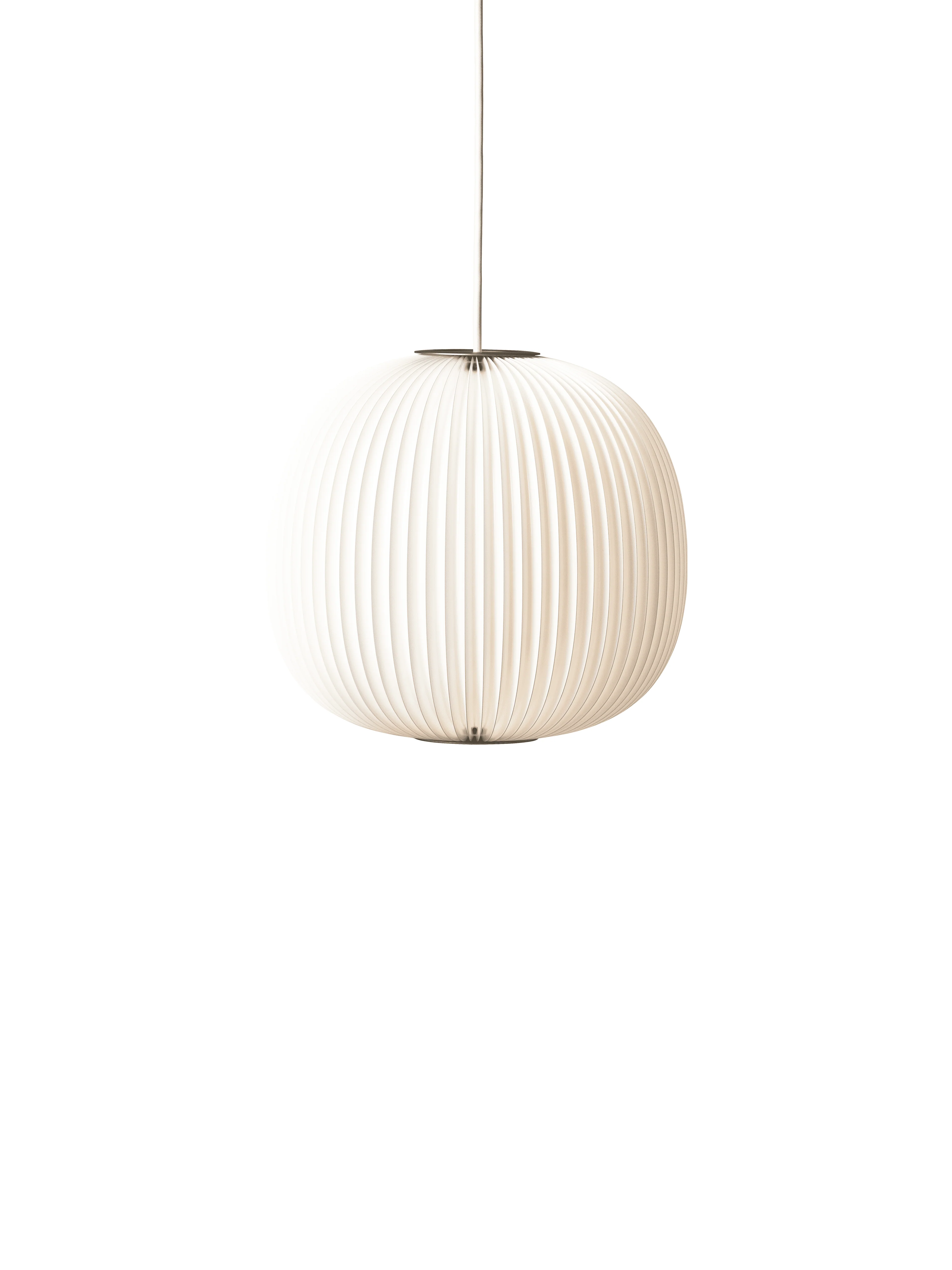 Lampa wisząca MODEL 134 LAMELLA 3 biały ze złotym wykończeniem - Image 3