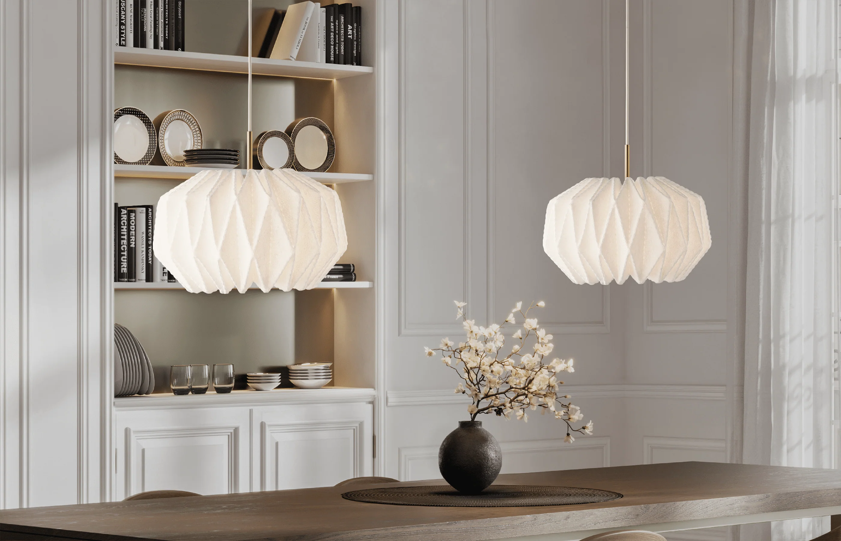 Lampa wisząca MODEL 164 SOFTLY PLEATED biały - Image 15