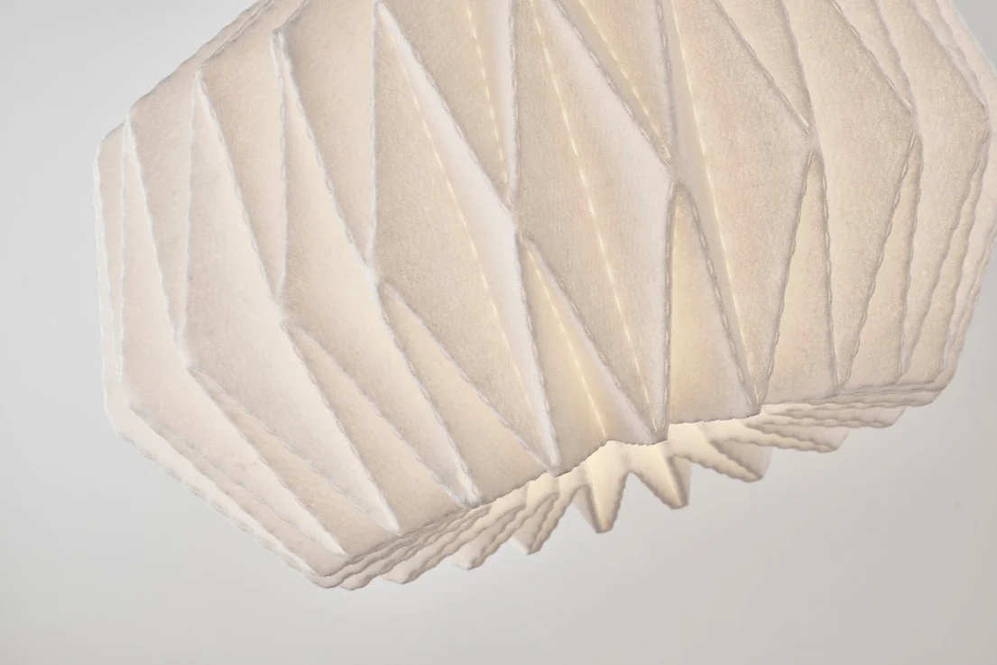 Lampa wisząca MODEL 164 SOFTLY PLEATED biały - Image 9