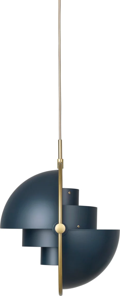 Lampa wisząca MULTI-LITE morski z mosiężnym - Image 6