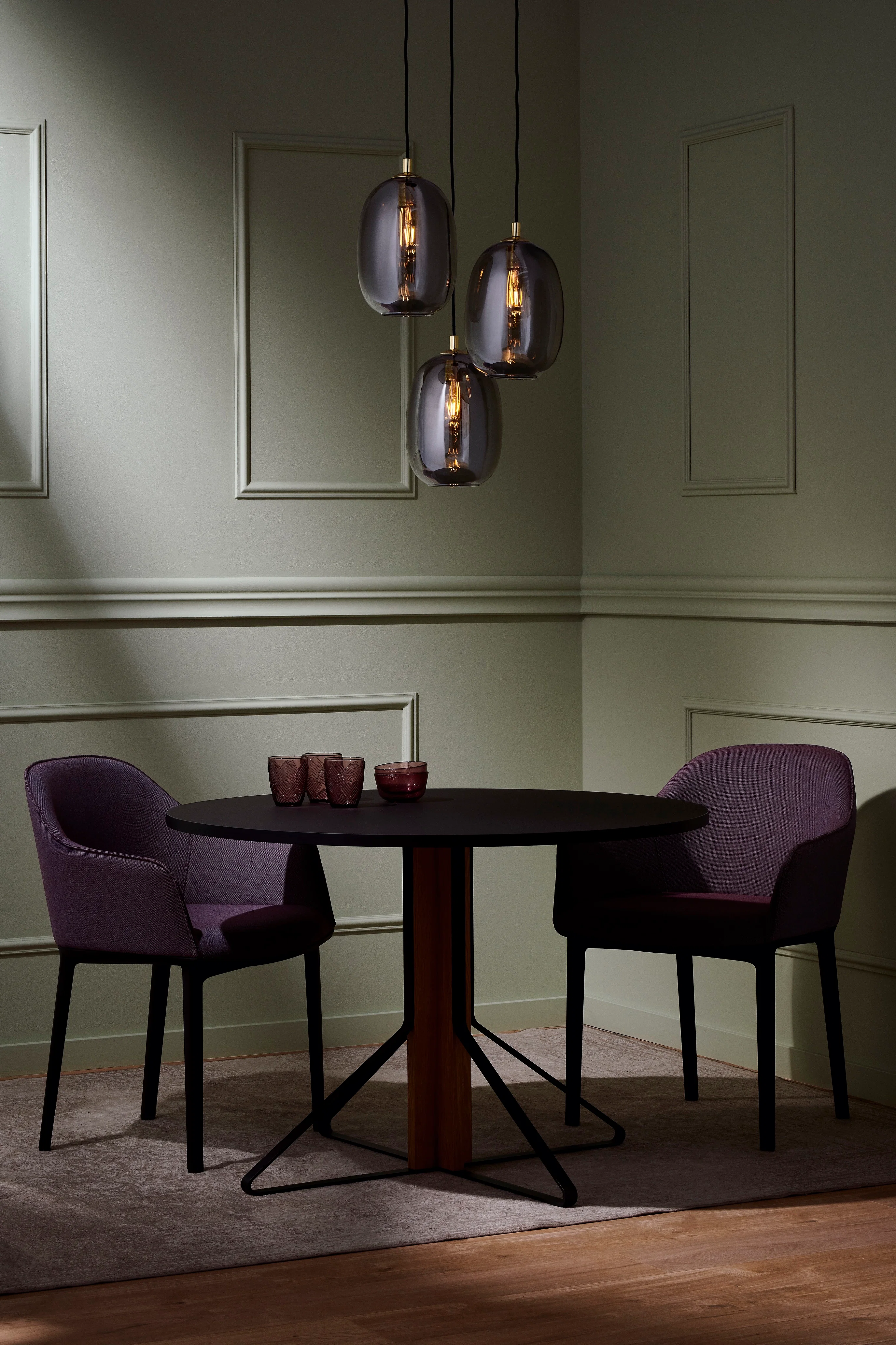 Lampa wisząca na listwie ONYX 3 grafitowy - Image 2