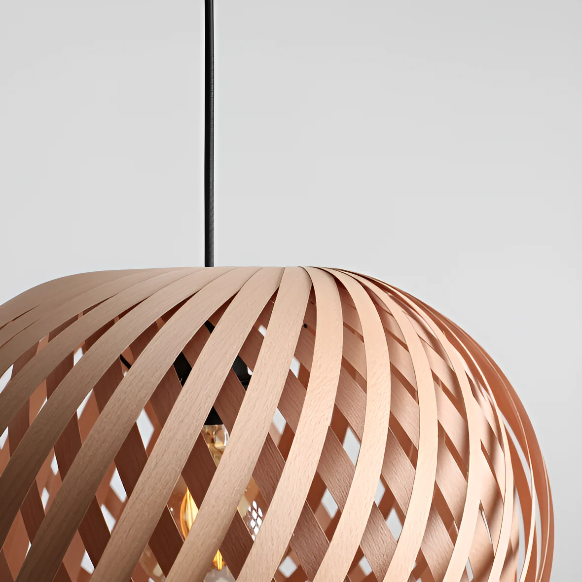 Lampa wisząca NATURE CROSS drewno - Image 8