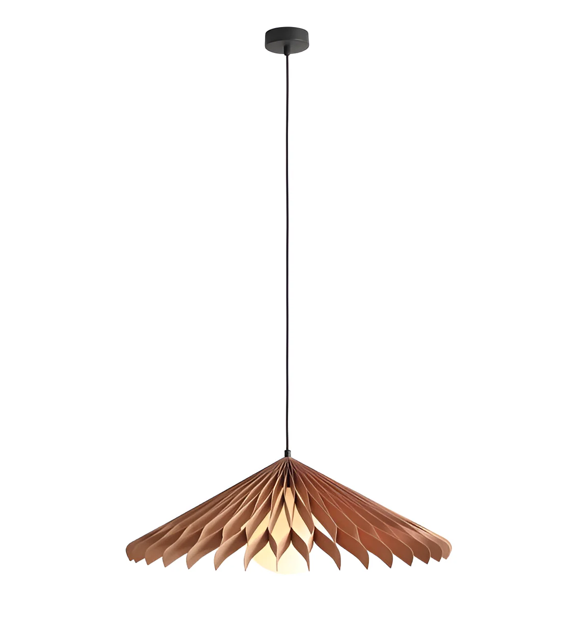 Lampa wisząca NATURE SUN drewno bukowe - Image 5