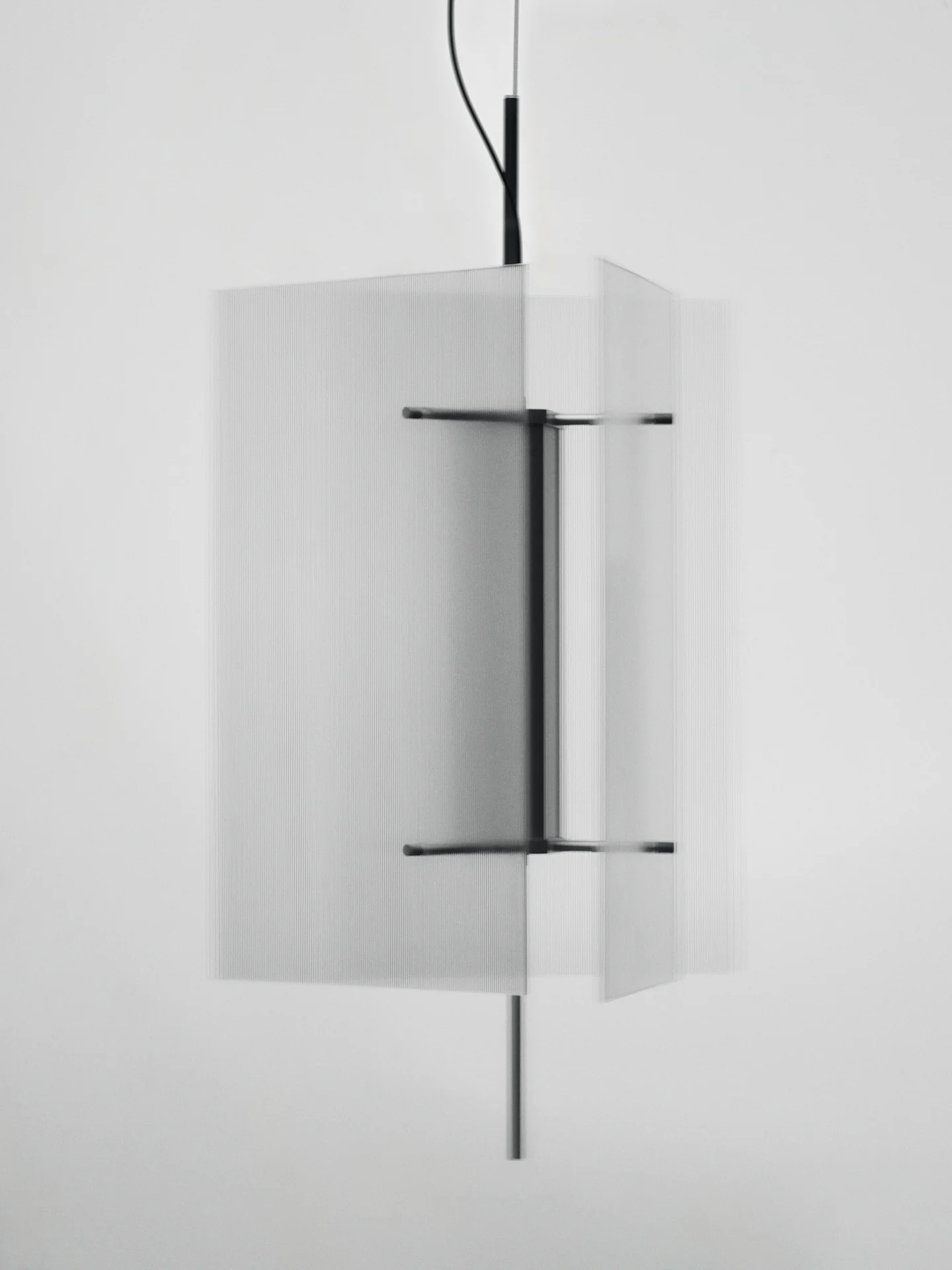 Lampa wisząca OESTE szkło ryflowane - Image 4