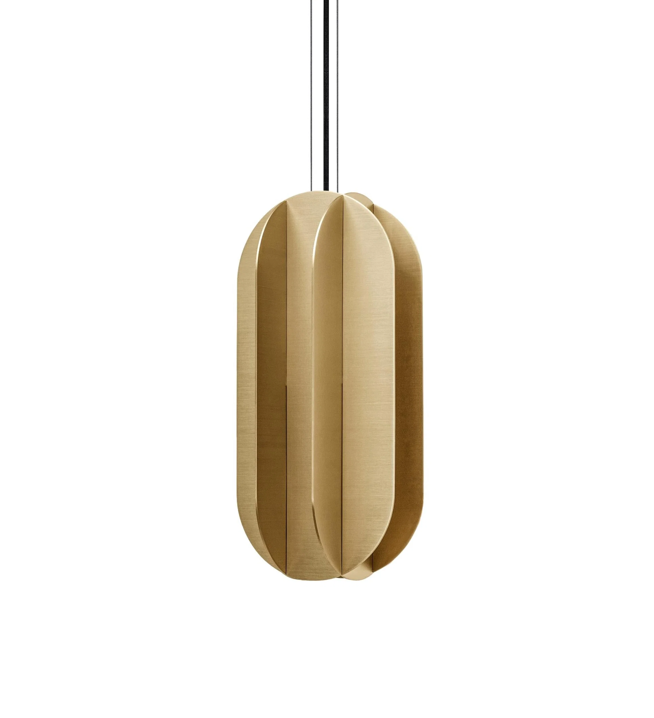 Lampa wisząca owalna EL mosiądz - Image 3