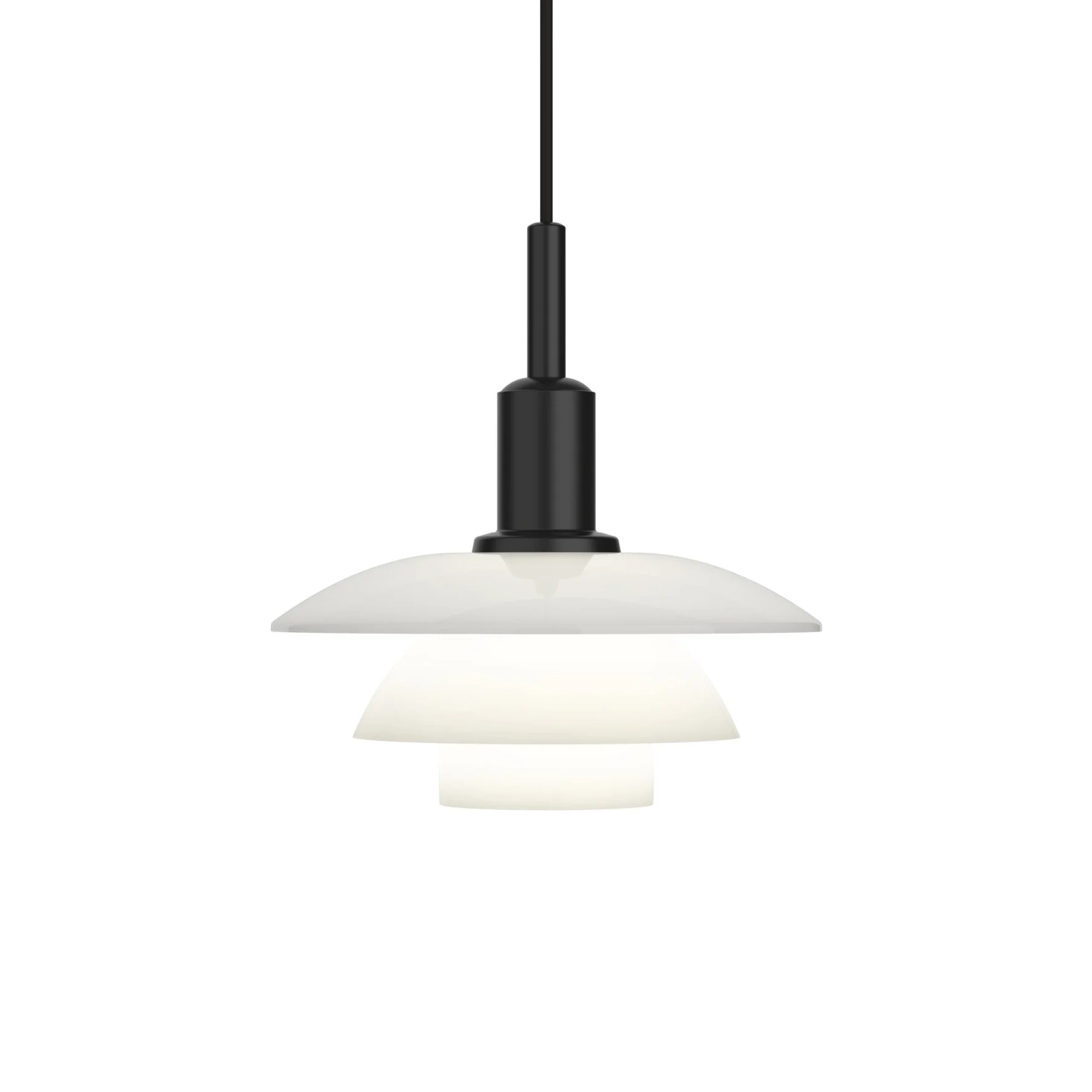 Lampa wisząca PH 3/3 biały opal