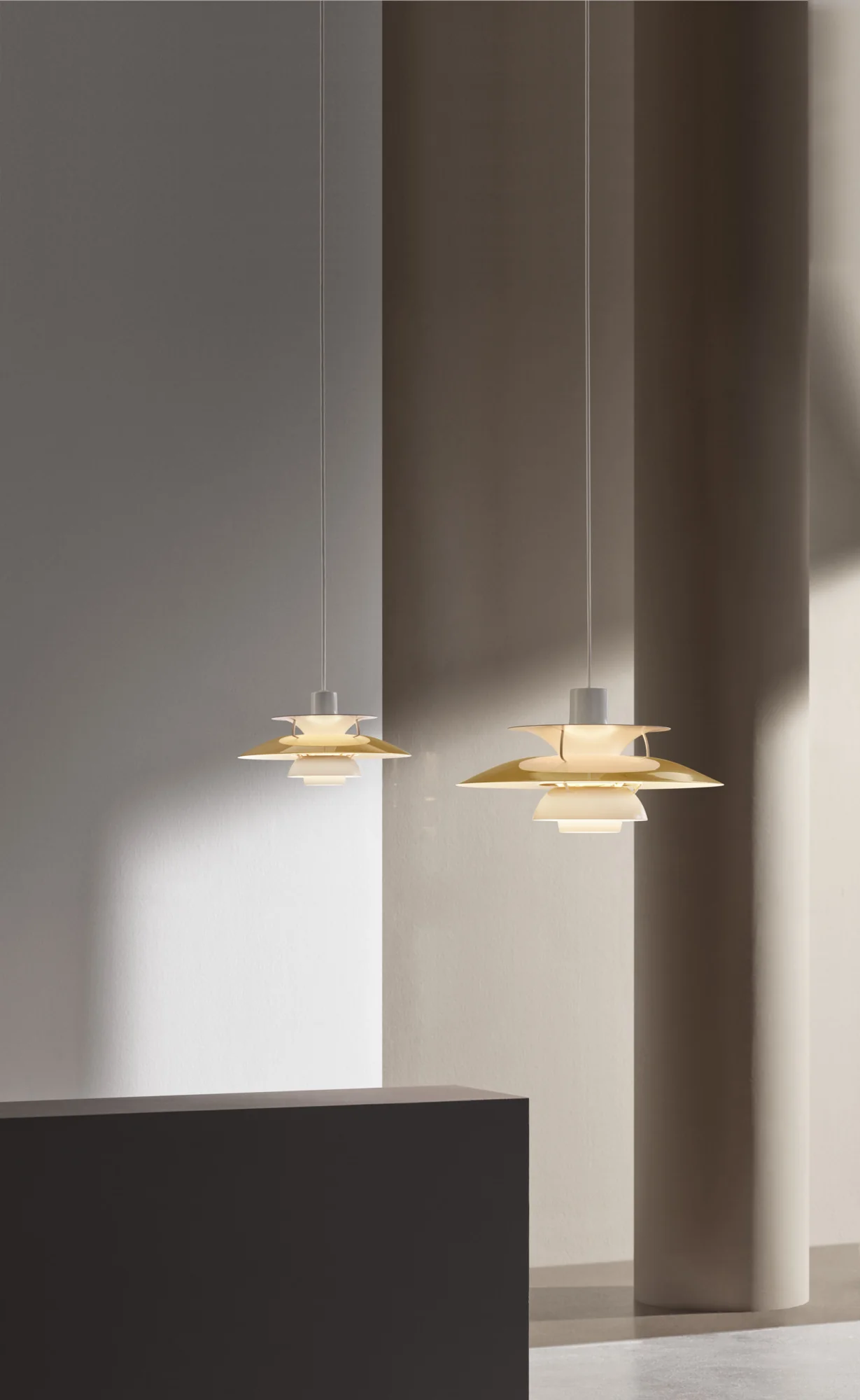 Lampa wisząca PH 5 biały ze złotym - Image 5