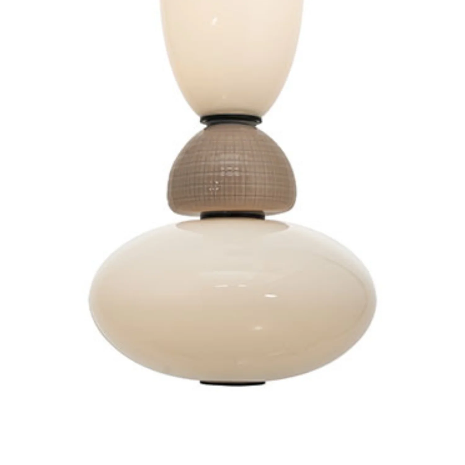 Lampa wisząca pionowa GARCA kremowa ceramika - Image 3