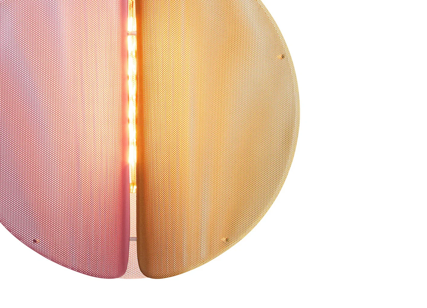 Lampa wisząca PROXIMA mosiężny z różowym - Image 7