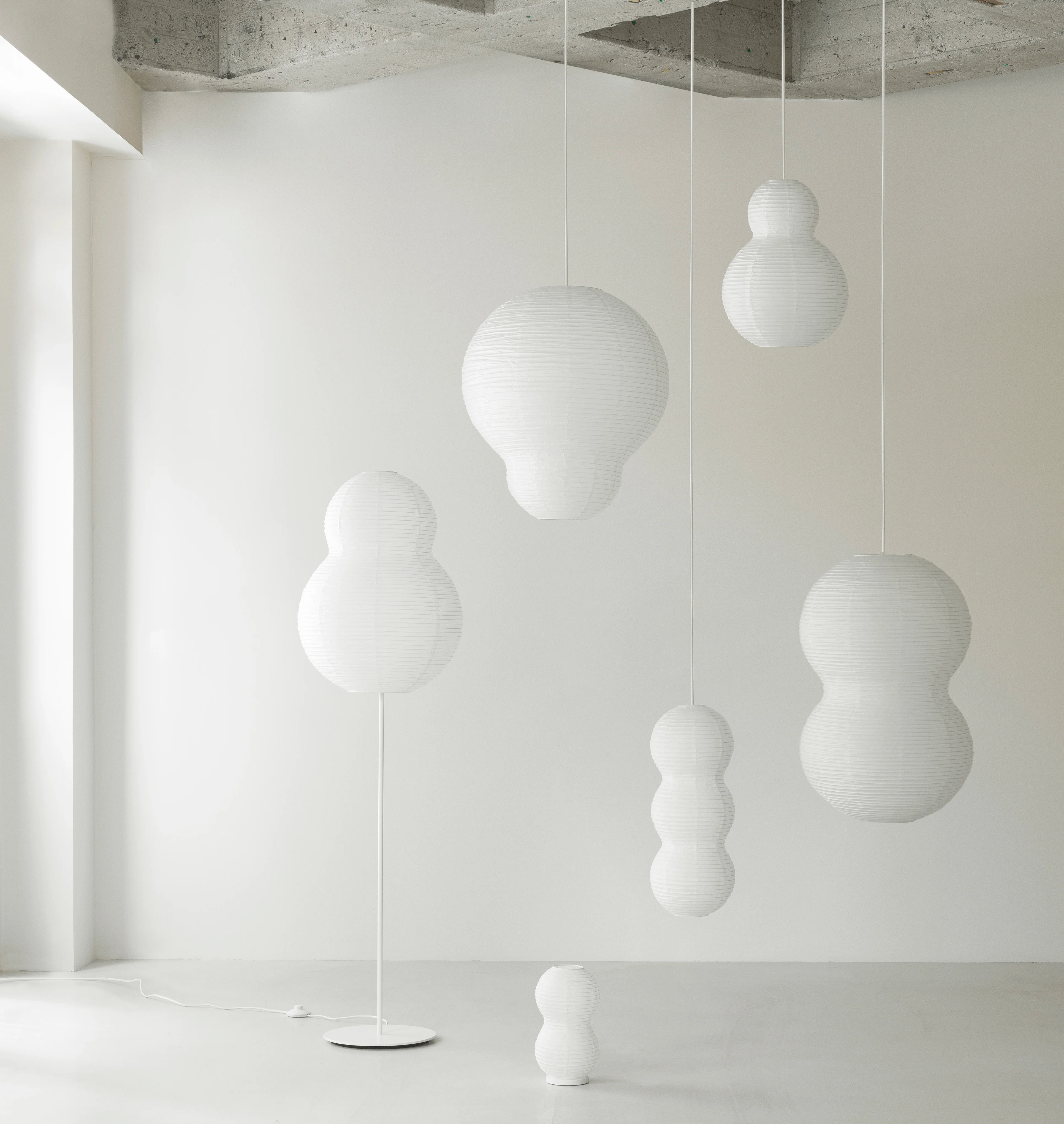 Abażur lampy wiszącej PUFF BUBBLE biały - Image 3