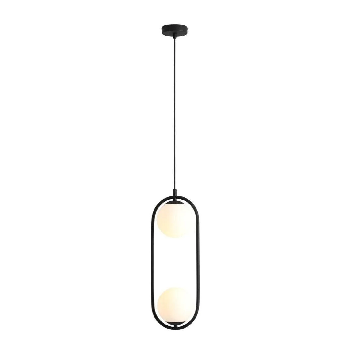 Lampa wisząca RIVA DUO czarny