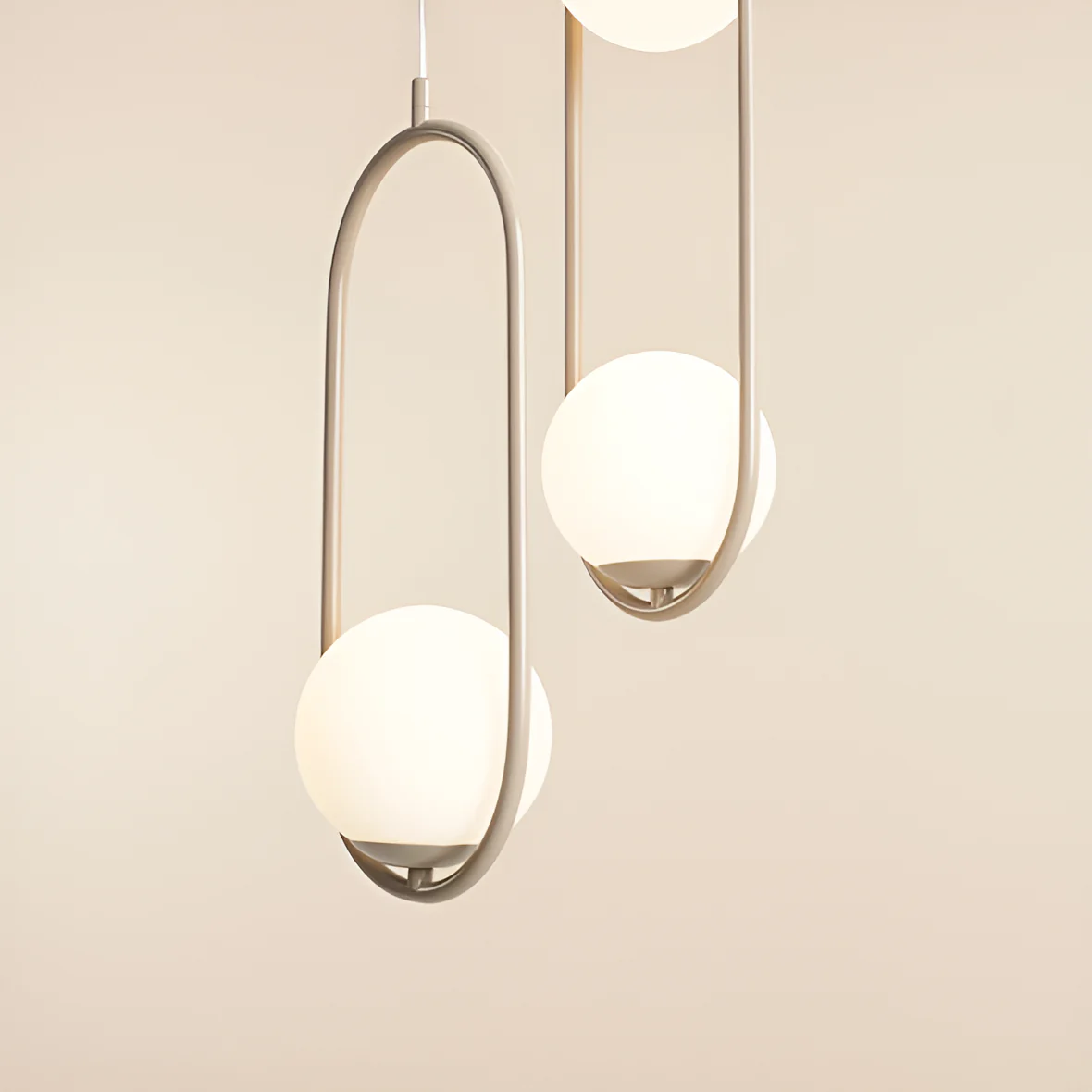Lampa wisząca RIVA beżowy - Image 2