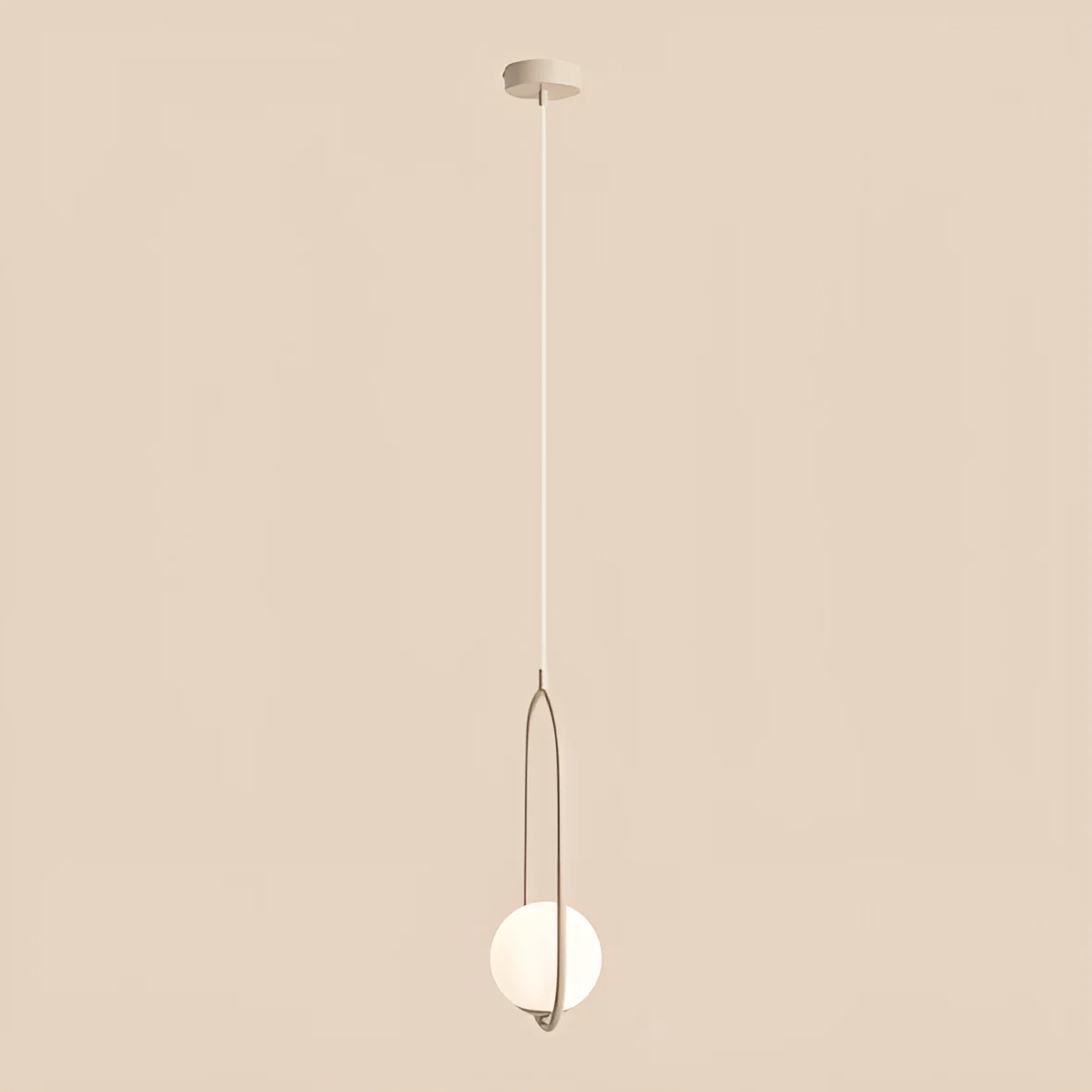 Lampa wisząca RIVA beżowy - Image 4