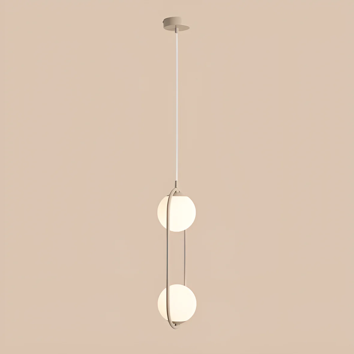 Lampa wisząca RIVA DUO beżowy - Image 5