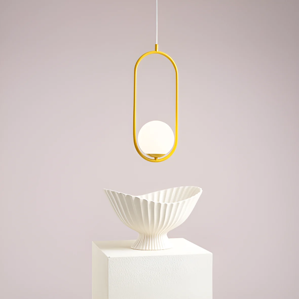 Lampa wisząca RIVA DUO musztardowy - Image 2