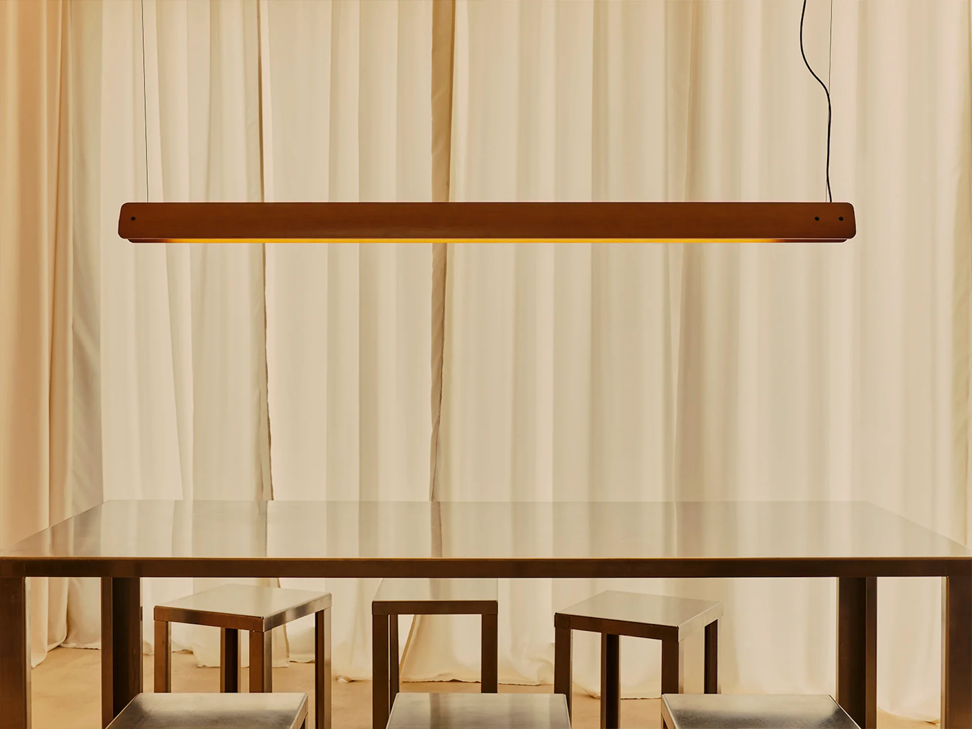 Lampa wisząca SEKI-HAN miedziany brązowy - Image 4