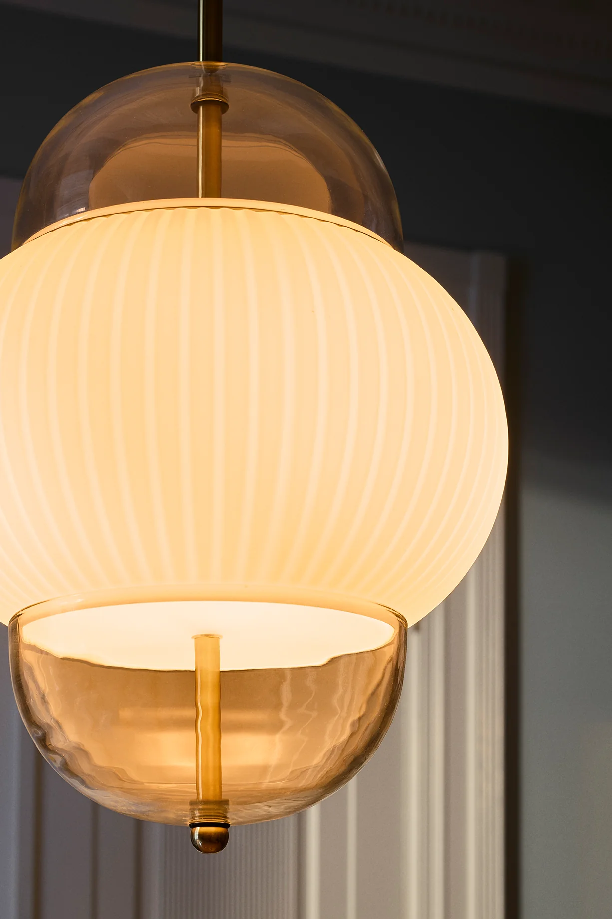 Lampa wisząca SHAHIN biały ze złotym - Image 10
