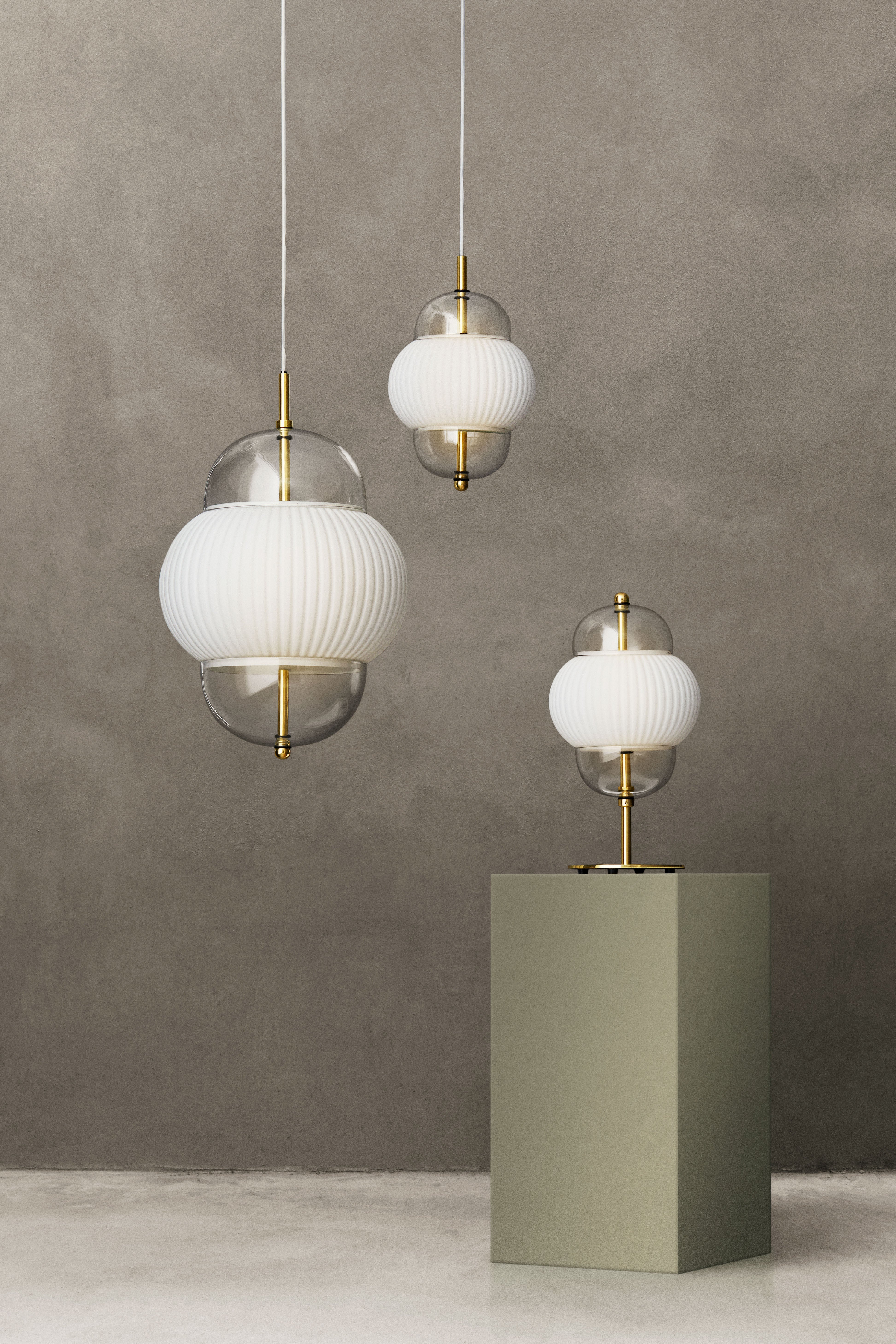 Lampa wisząca SHAHIN biały ze złotym - Image 6