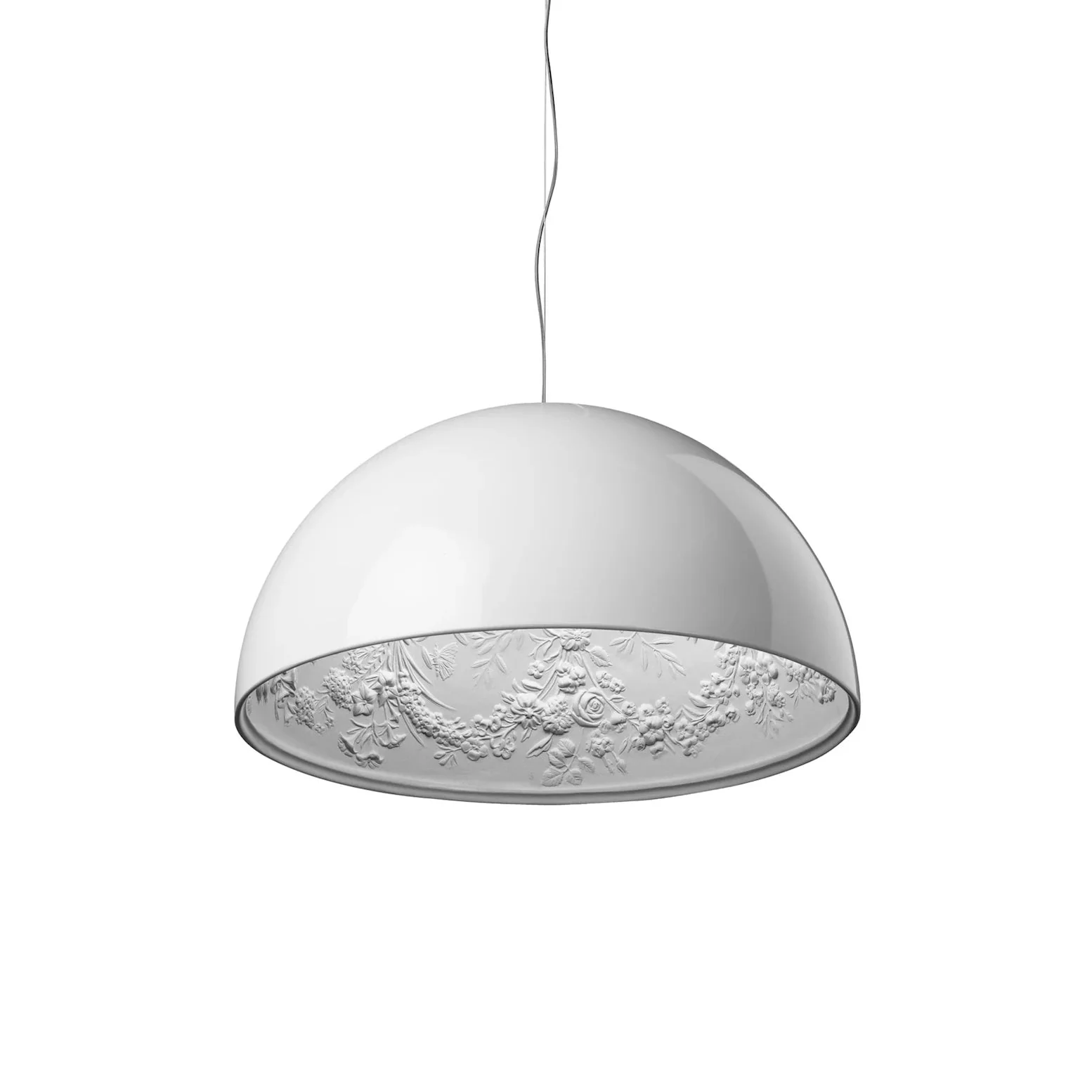 Lampa wisząca SKYGARDEN 2 połyskujący biały