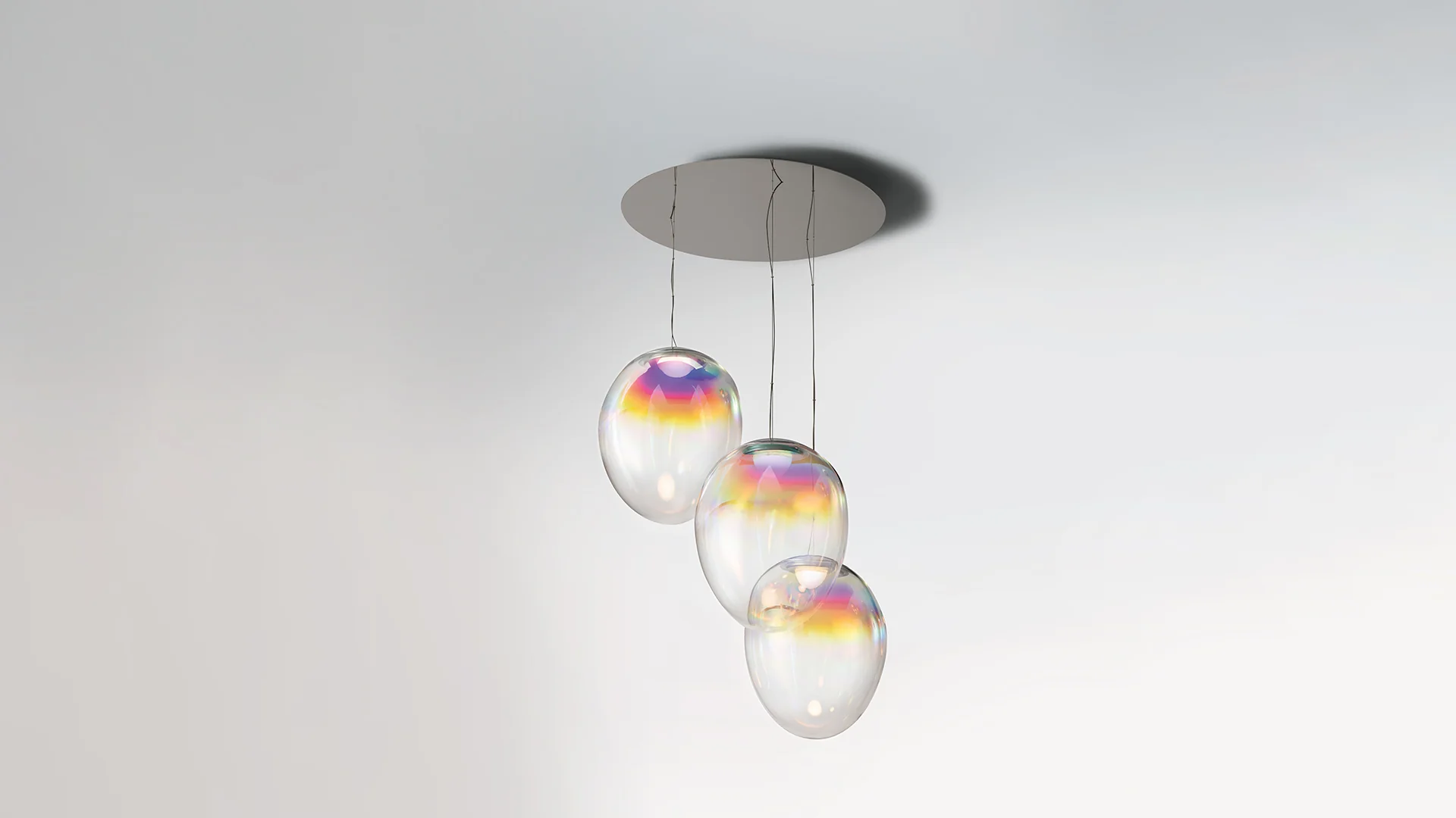 Lampa wisząca STELLAR NEBULA CLUSTER CIRCUAL opalizujące szkło dmuchane - Image 2