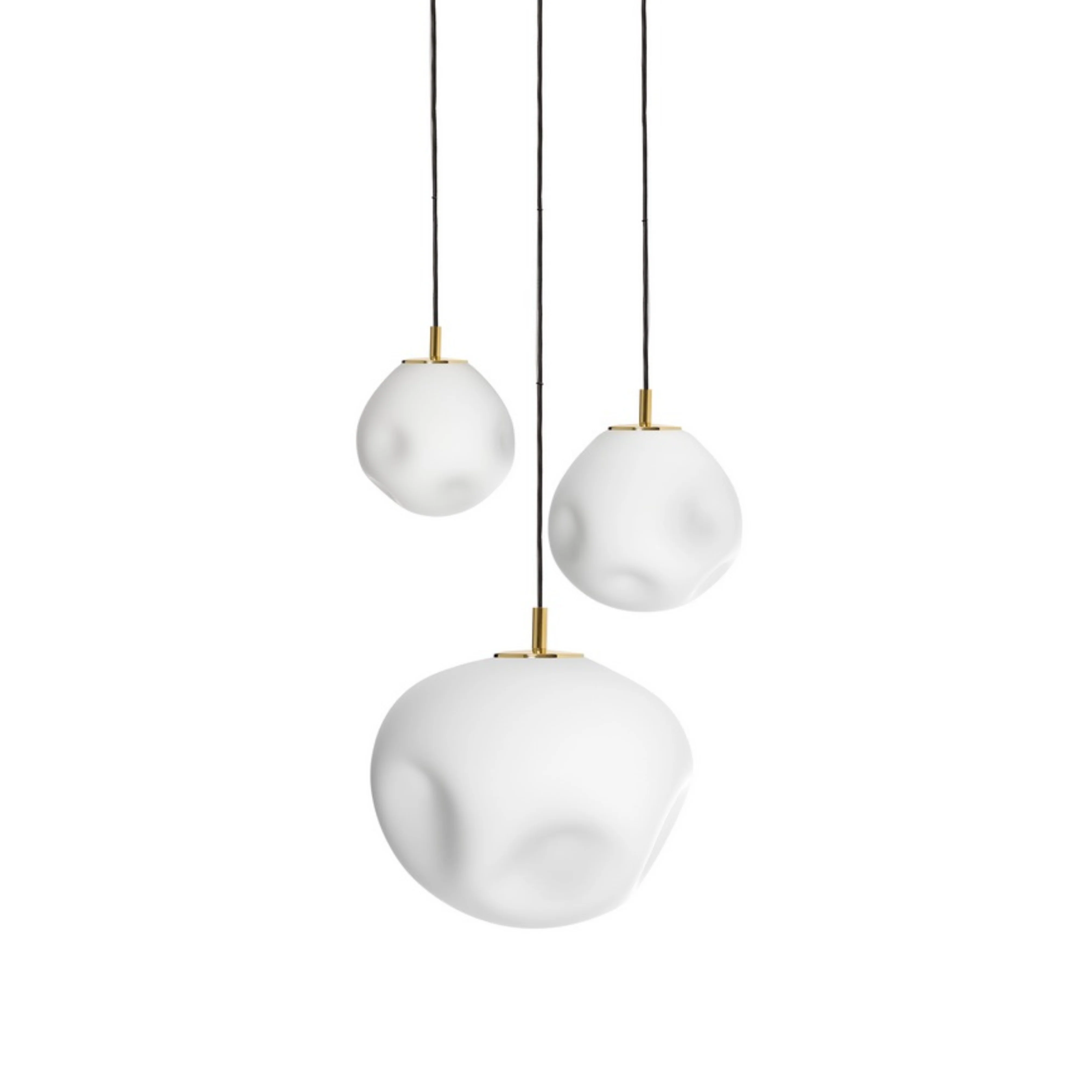 Lampa wisząca trzypunktowa CLOE złoty