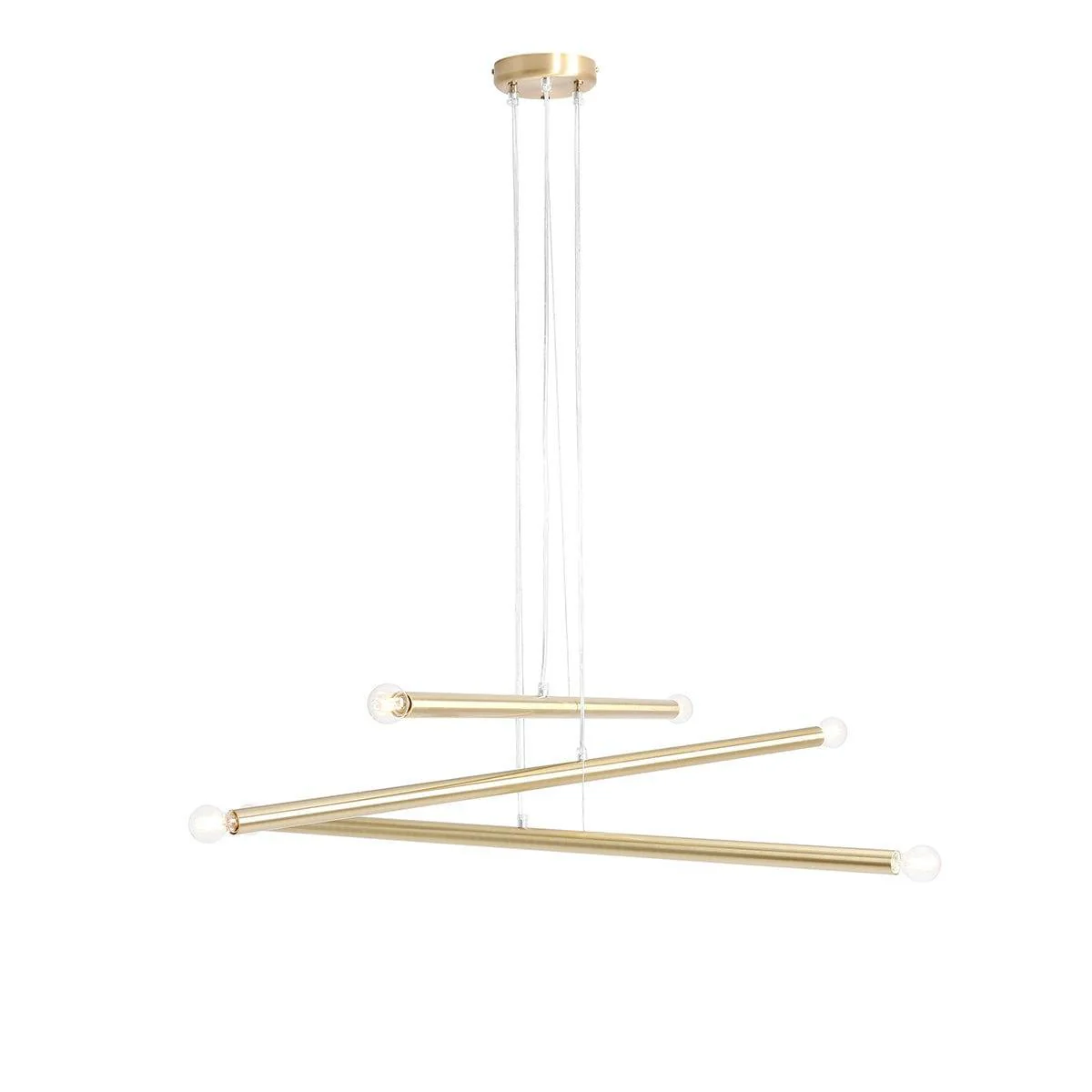 Lampa wisząca TUBO mosiężny - Image 10