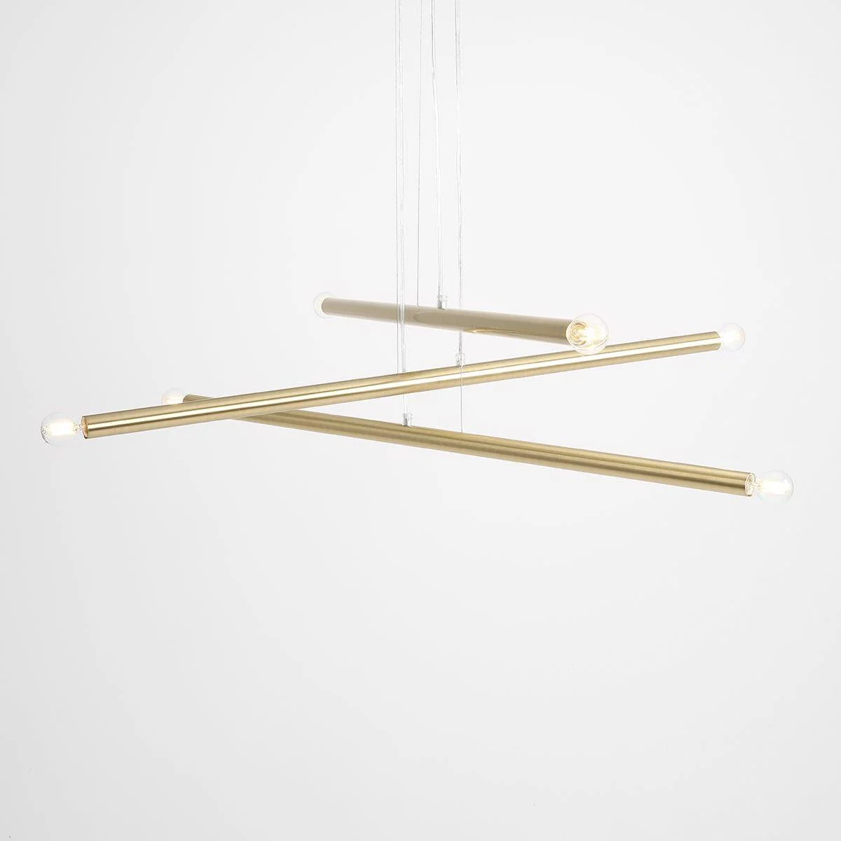 Lampa wisząca TUBO mosiężny - Image 12