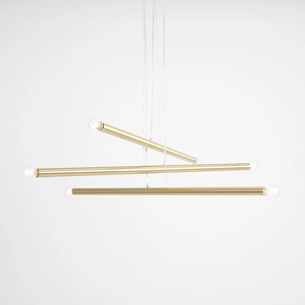 Lampa wisząca TUBO mosiężny - Image 14