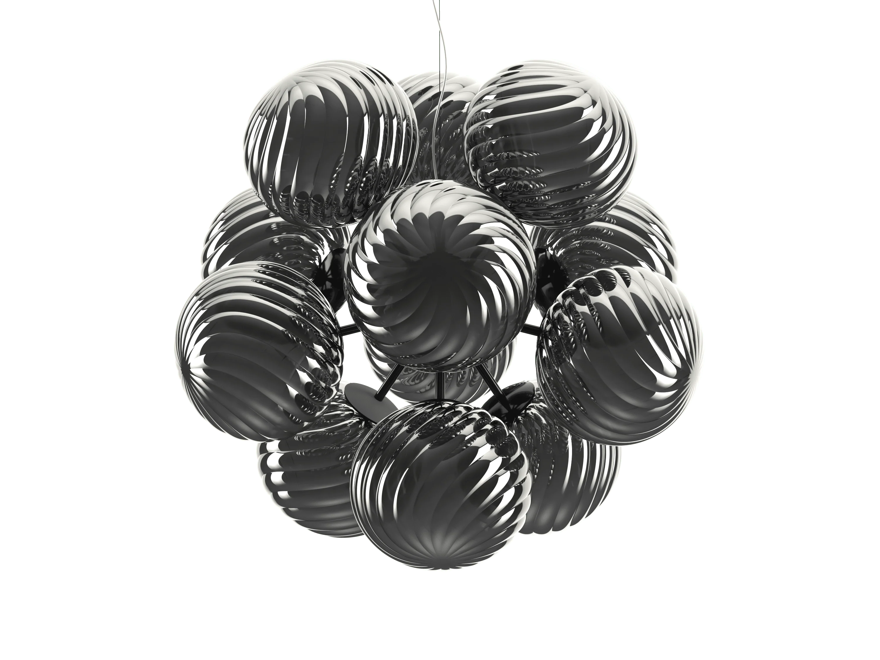Lampa wisząca WHIRL BURST srebrny - Image 2