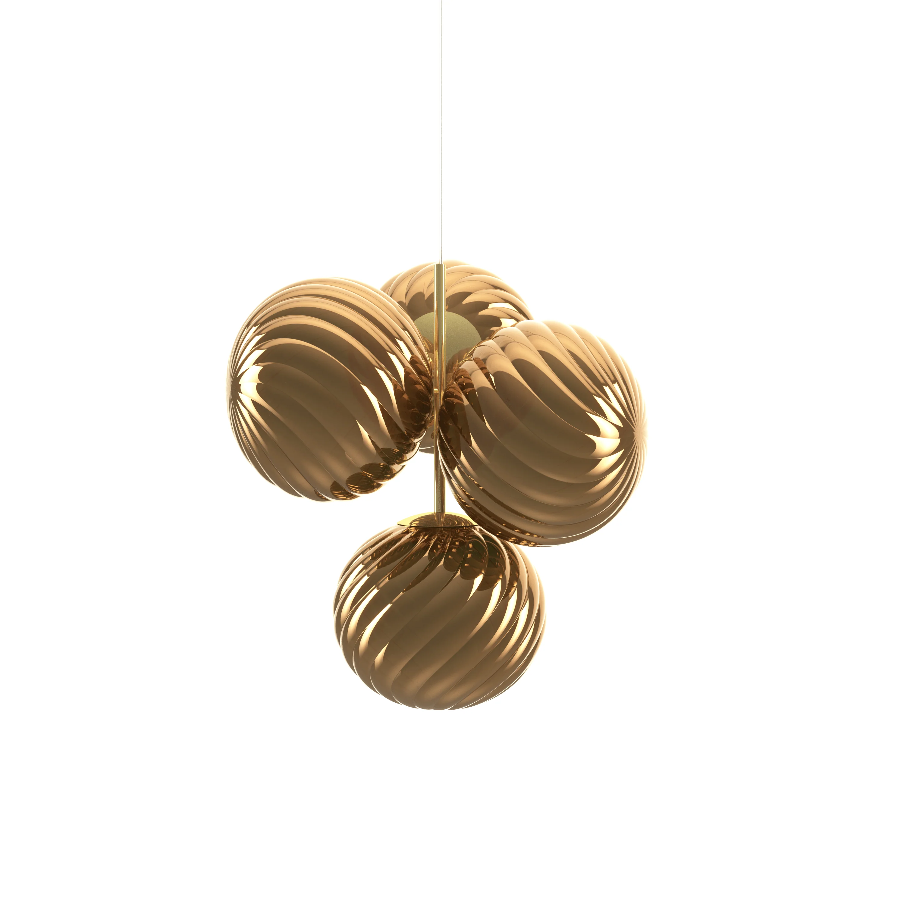 Lampa wisząca WHIRL SMALL złoty - Image 3