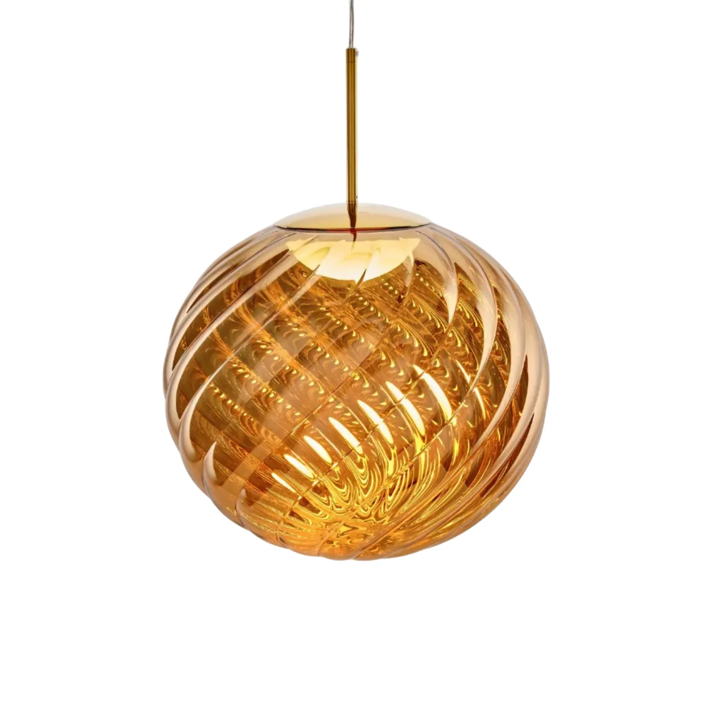 Lampa wisząca WHIRL złoty