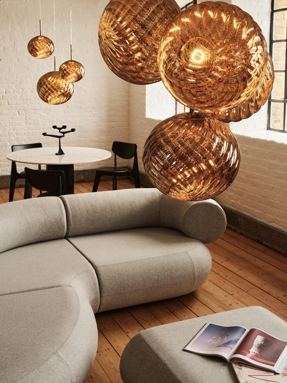 Lampa wisząca WHIRL złoty - Image 4
