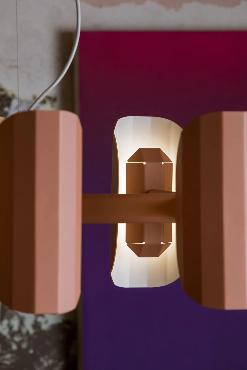 Lampa wisząca wieloramienna APOLIN złamany róż - Image 3