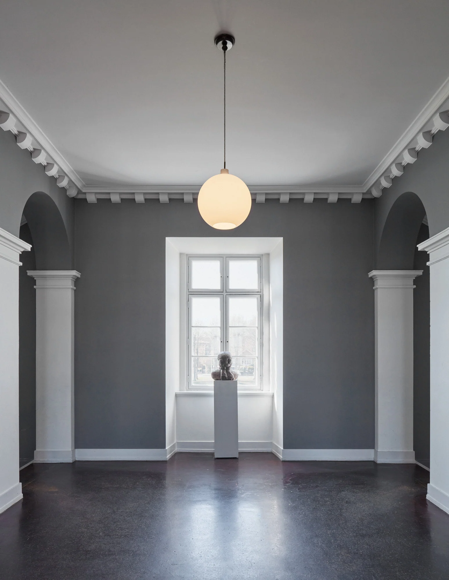 Lampa wisząca WOHLERT białe szkło - Image 2